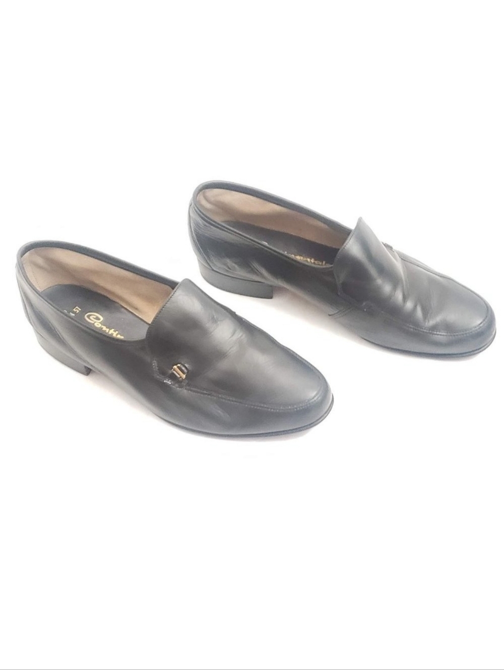 Bally Continental Black Leather Men’s Loafers Size 8.5W - Picture 3 of 11